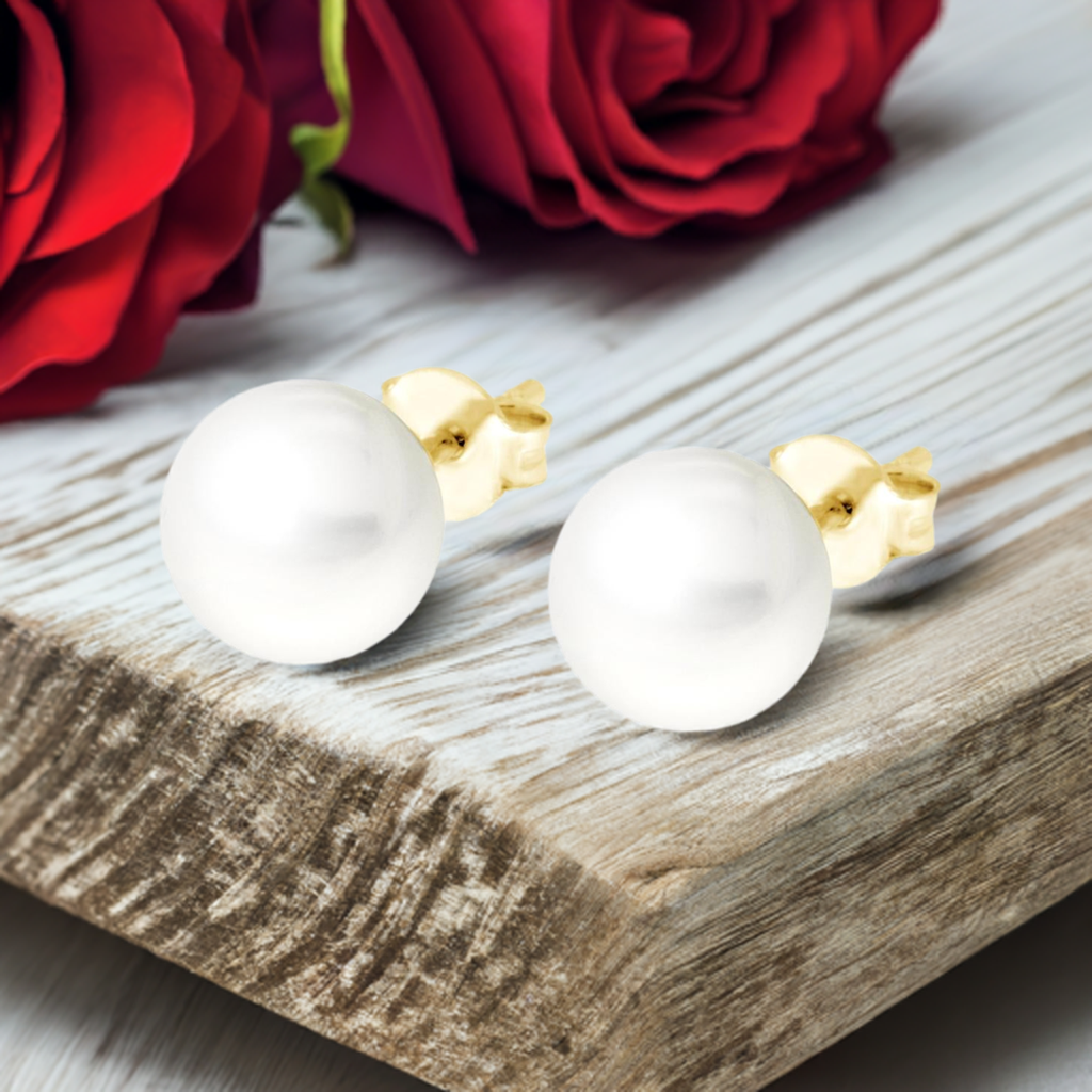 Orecchini Eleganti Perla - Argento Made in Italy