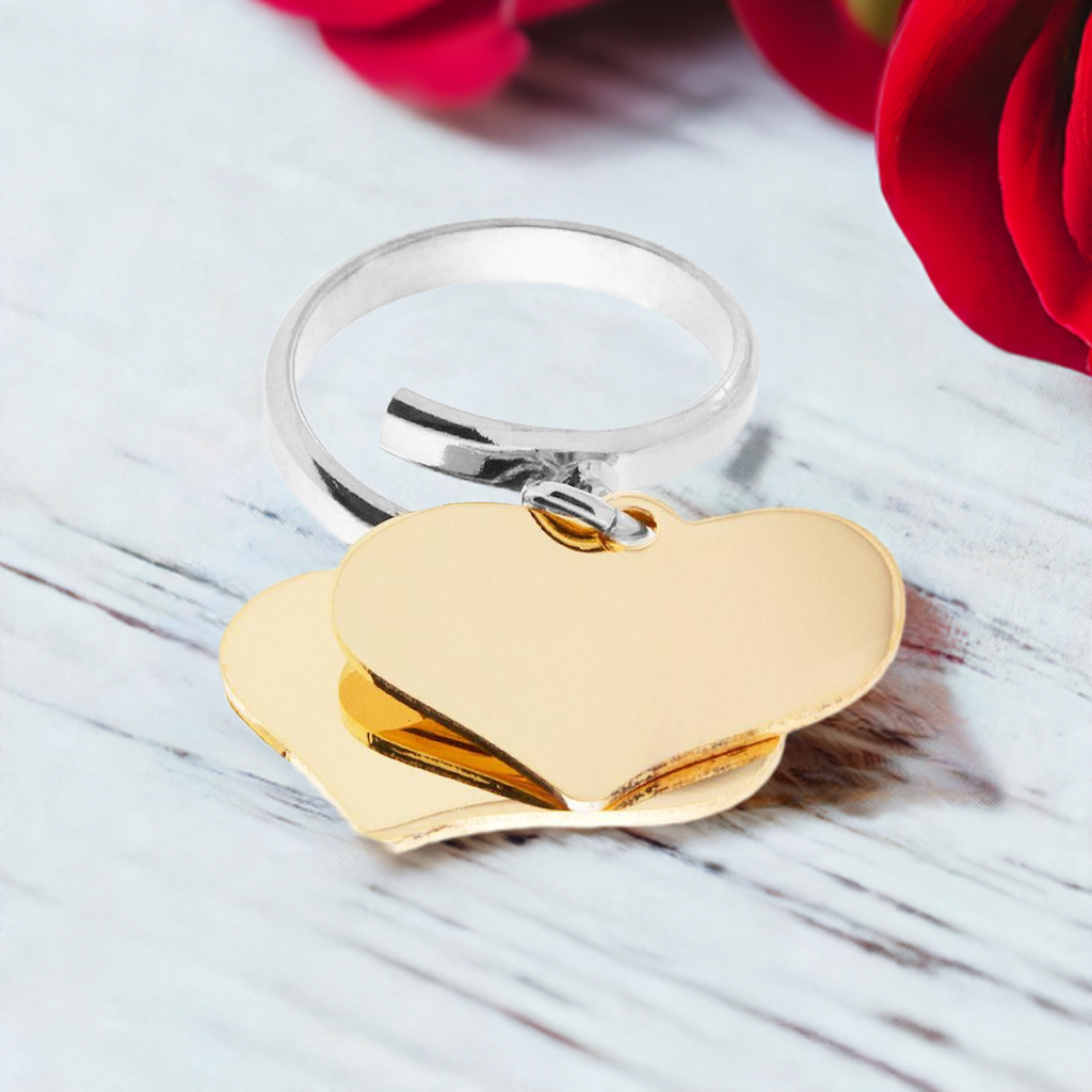 Anello Cuori Pendenti