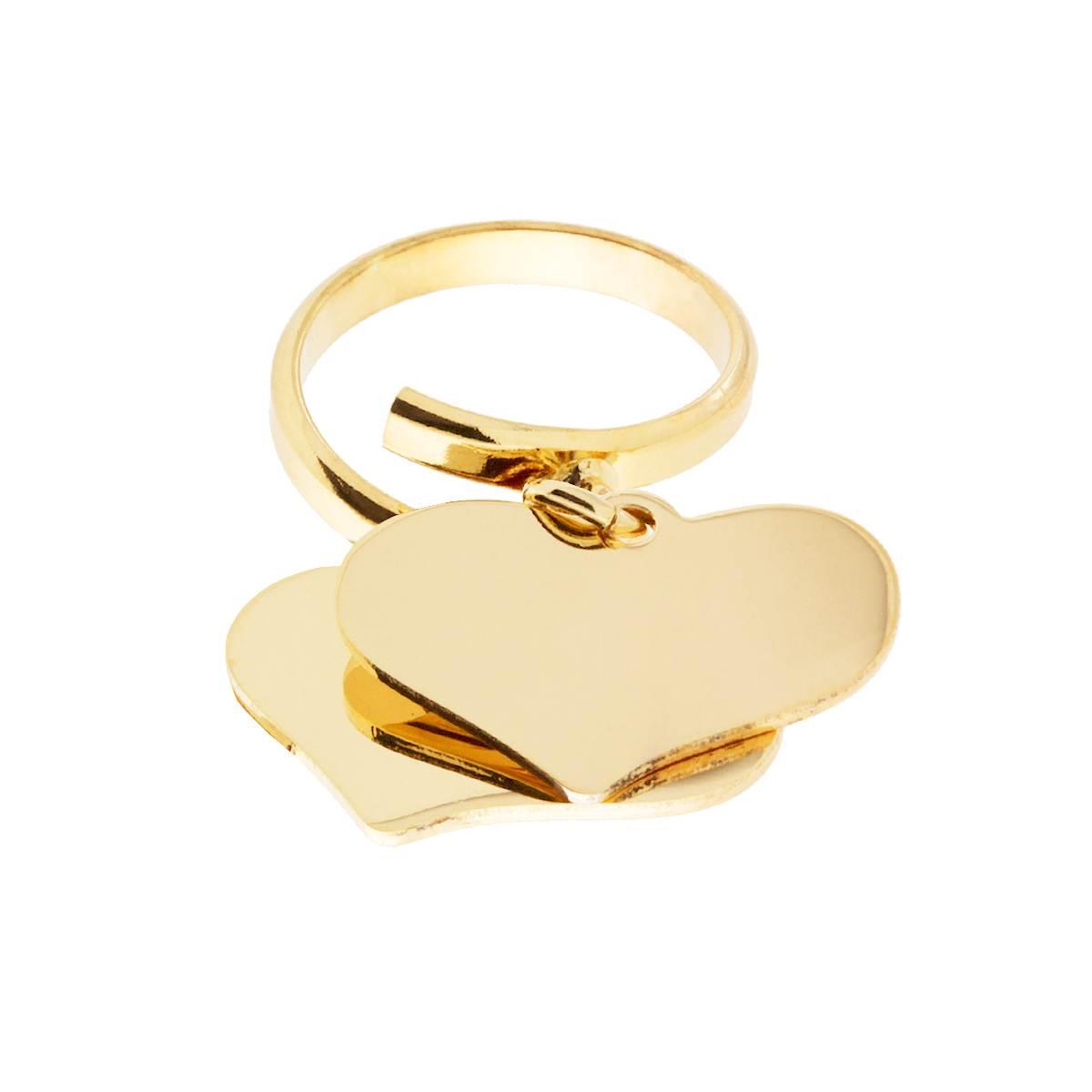 Anello Cuori Pendenti