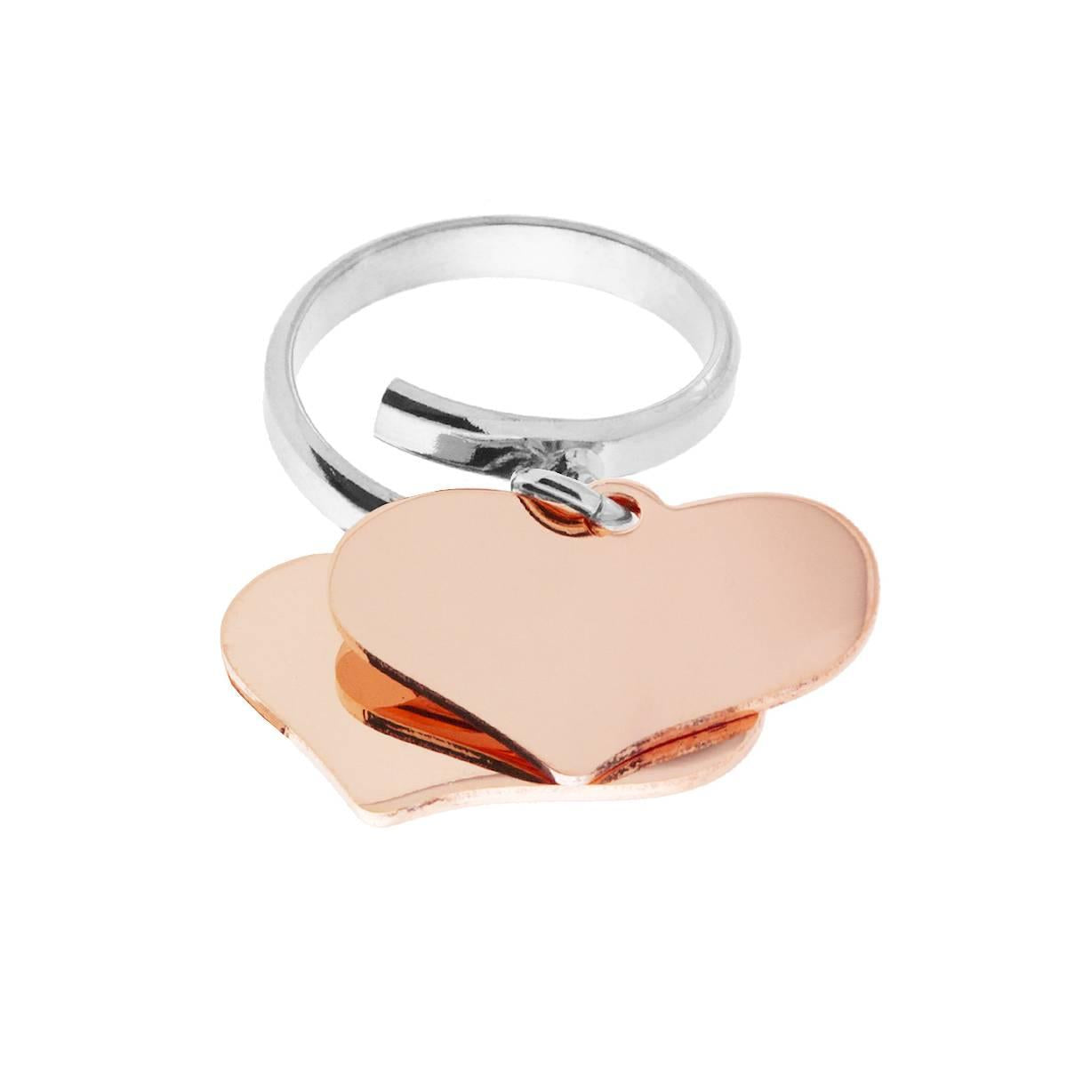 Anello Cuori Pendenti
