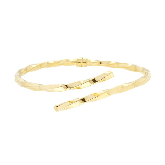 🌟 Bracciale Rigido Torchon a Sezione Quadrata in Argento 🌟