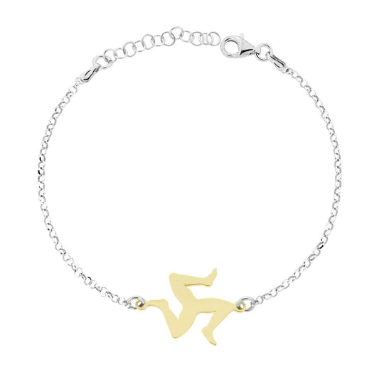 🌟 Bracciale con Trinacria in Argento 925 - Made in Italy 🌟