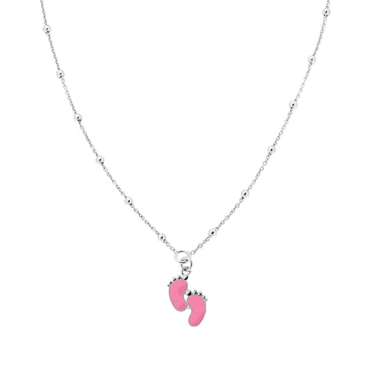🌟 Collana Piedini Argento - Made in Italy 🌟