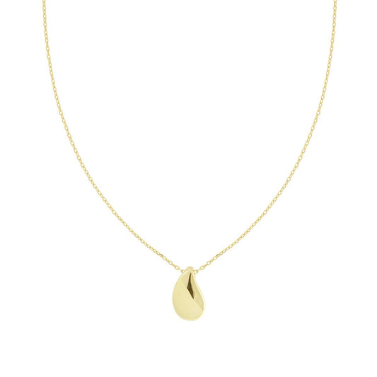 🌟 Collana con Goccia Bombata in Argento 925 - Made in Italy 🌟