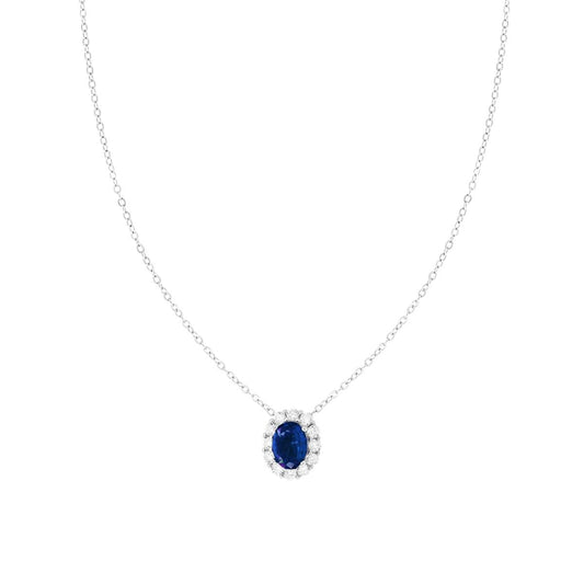🌟 Collana con Ovale Pietra Argento 925 - Made in Italy 🌟