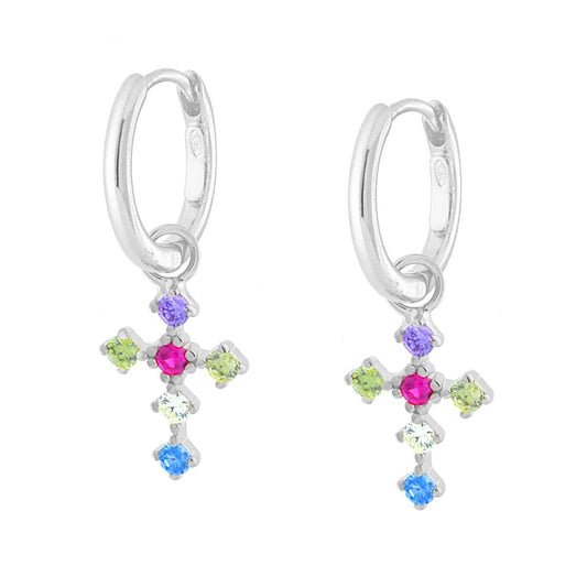 ✨ Orecchini  Croce  Multicolor ✨